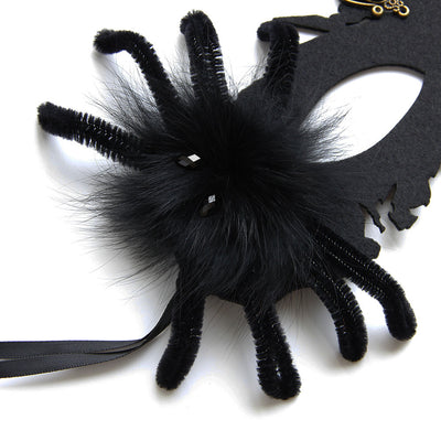 Máscara Araña Negra Danza Mortal para Halloween - Image 10