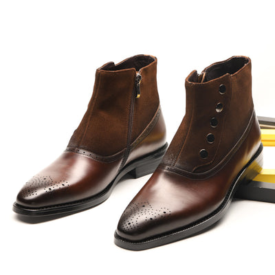 Botas Martin de Cuero con Remaches - Estilo Urbano para Hombre - Image 16
