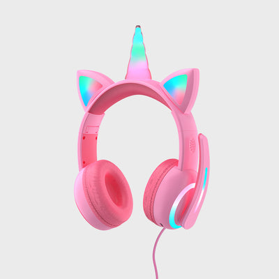 Auriculares Bluetooth Infantiles con Orejas de Gato y Luz LED - Image 20