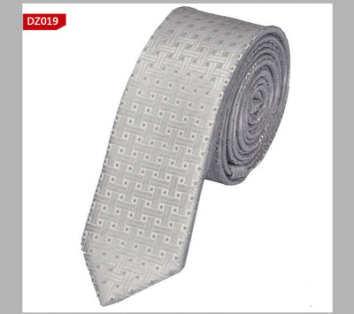 Corbata Angosta Estilo Británico 5cm - Teñida en Fibra de Poliéster - Image 10