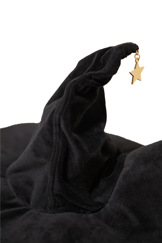 Sombrero de Bruja Gamuza Moldeable con Moño - Image 6