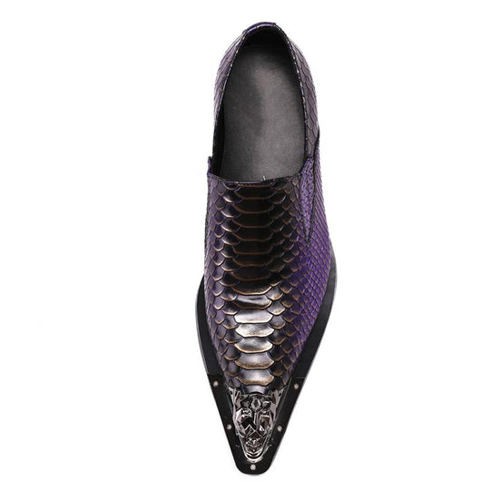 Zapatos de Punta Afilada Estilo Británico Coreano con Detalles Metálicos - Image 6