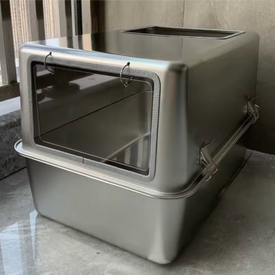 Arenero para Gatos Reforzado Higiénico con Bandeja Extraíble Antiderrames - Image 27