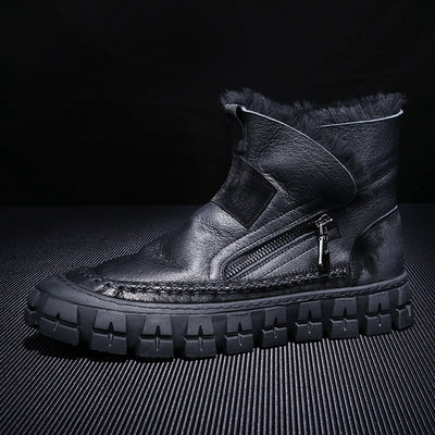 Bota New Fur One para Hombre - Cuero, Lana y Forro Polar - Image 10
