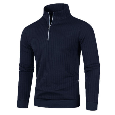 Suéter de Cuello Alto con Cierre para Hombre - Comodidad Casual - Image 63