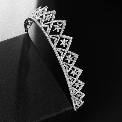 Diadema Corona Nupcial XINGX de Estilo Europeo para Boda - Image 3