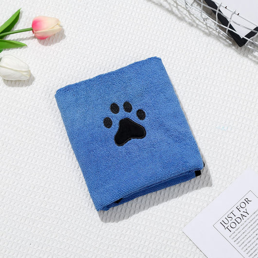 Toalla de Baño Rápida Secado para Perros y Gatos - Felpa Coral Súper Absorbente - Image 10