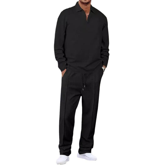 Traje Casual con Cremallera y Solapa - Pantalón Largo de Manga Larga - Image 29