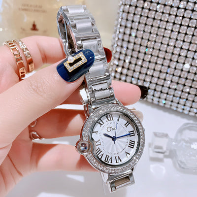Reloj de Moda para Mujer con Banda de Acero y Micro-grabado de Diamantes - Image 3