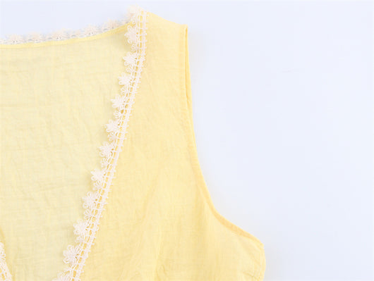 Blusa Elegante con Ribete de Encaje para Mujer - Image 7