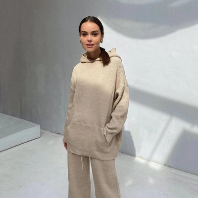 Conjunto Deportivo Mujer Otoño con Capucha - Estilo Casual Cómodo - Image 7