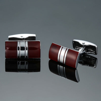 Gemelos Vintage con Patrón Esmaltado - Colección Cube Artesanal - Image 19