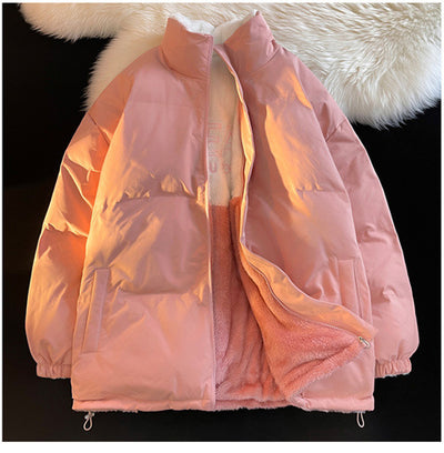 Abrigo Reversible de Algodón Grueso para Invierno - Image 13