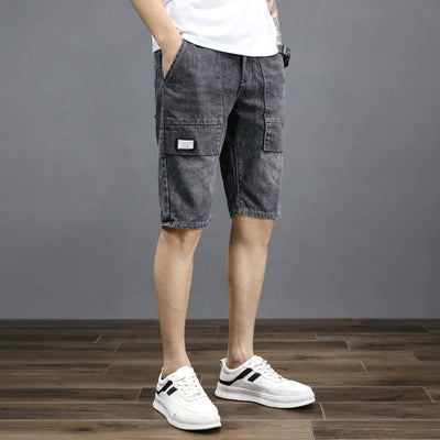 Shorts de Mezclilla Ligera para Hombre - Comodidad de Verano - Image 4