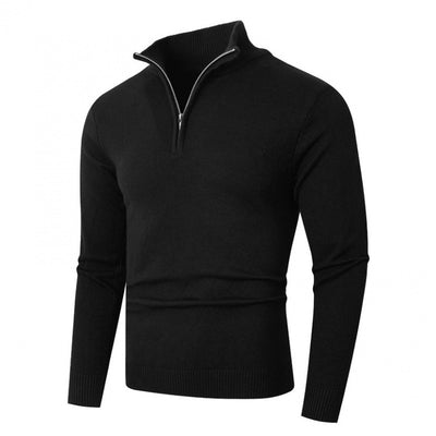 Suéter con Cierre para Hombre Talla Grande Forrado en Fleece - Image 4
