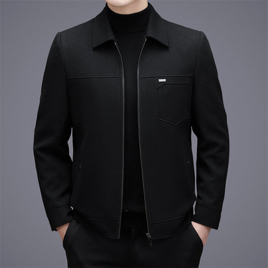 Chaqueta de Lana Corta para Hombre Otoño Invierno - Image 3