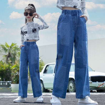 Pantalones Otoñales para Niñas con Tobillo Ajustado - Image 11