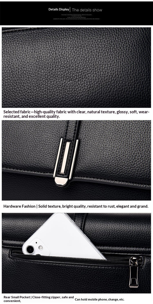 Bolso Bandolera de Microfibra PU Casual para Mujer - Image 17