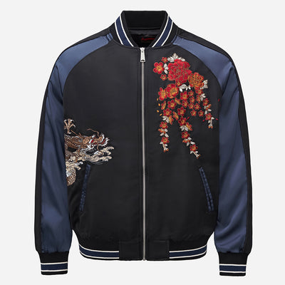 Chaqueta Béisbol Hombre Bordado Dragón Flying Dragon Premium - Image 7