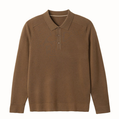 Suéter de Punto Casual en Lana de Cordero - Diseño Liso y Moderno - Image 5