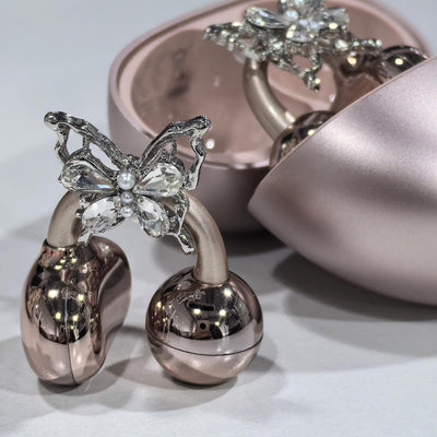 Auriculares con Diseño de Moño Brillante y Hebilla Europea - Estilo Especial - Image 10