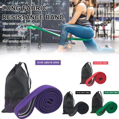 Bandas Elásticas de Tela para Ejercicio - Set Completo de Resistencia para Entrenamiento - Image 17