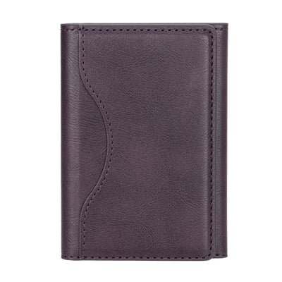 Billetera Magnética Tri-Fold de Cuero con Soporte para Tarjetas - Image 8