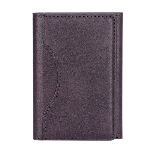 Billetera Magnética Tri-Fold de Cuero con Soporte para Tarjetas - Image 8