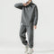 Conjunto Casual de Polar Grueso para Hombre Talla Grande