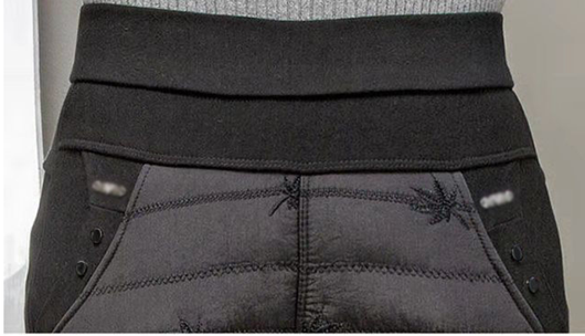 Pantalones Mom Fit Cintura Alta Algodón Suave - Efecto Adelgazante - Image 12