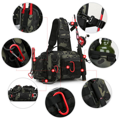 Bolsa de Pesca Multifuncional Impermeable para Aventuras al Aire Libre - Image 4