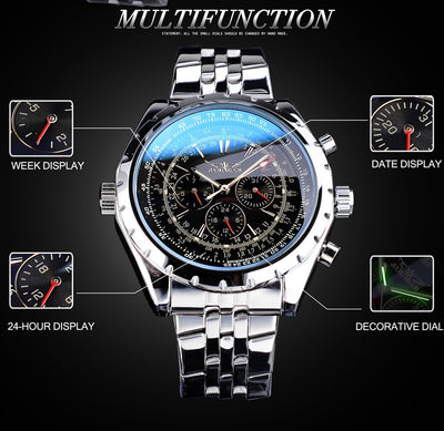 Reloj Mecánico Hueco de Gran Esfera Multifunción - Image 23