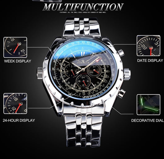 Reloj Mecánico Hueco de Gran Esfera Multifunción - Image 23