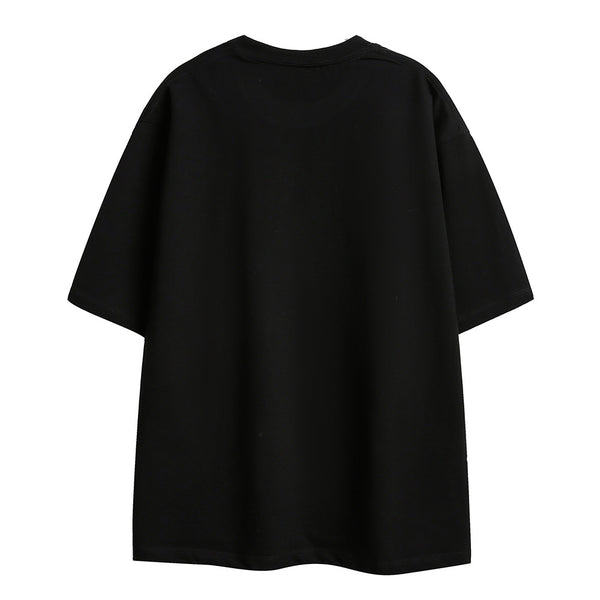 Camiseta Manga Corta Estampado Letras para Hombre