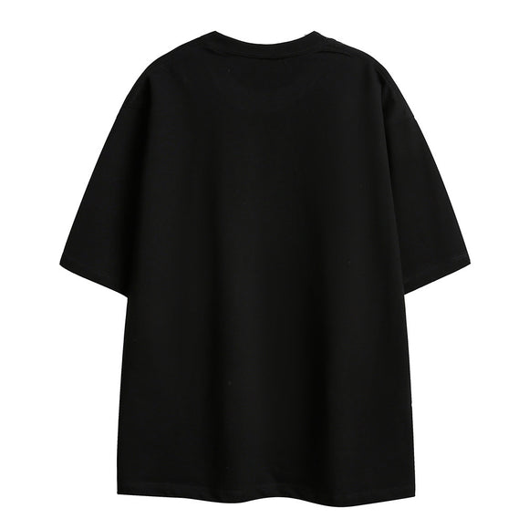 Camiseta Manga Corta Estampado Letras para Hombre