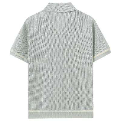 Playera de Punto Calada para Hombre - Estilo Casual Verano - Image 3