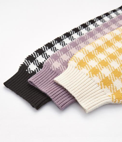 Suéter Cropped Tejido con Cuello Polo para Mujer - Image 14
