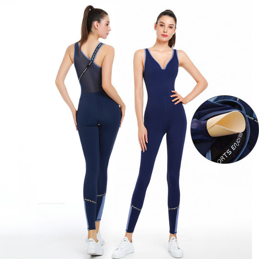Traje Deportivo Elegante de Una Pieza para Fitness y Danza