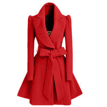 Abrigo de Lana Entallado Slim-fit para Mujer - Image 7