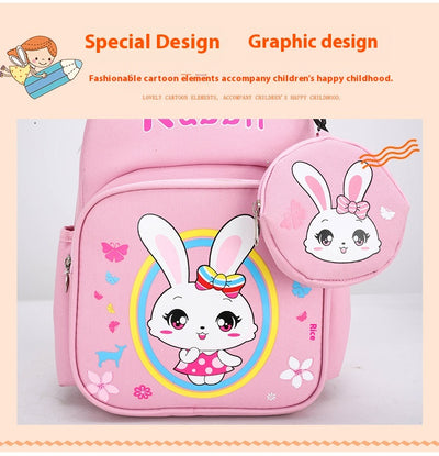 Mochila Escolar Infantil con Protección de Columna y Monedero de Dibujos Animados - Image 30