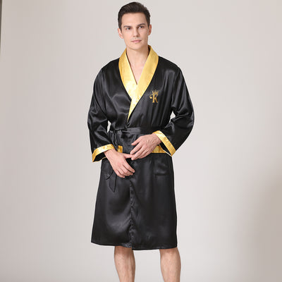 Bata de Seda para Hombre - Cómoda y Elegante para Verano - Image 2