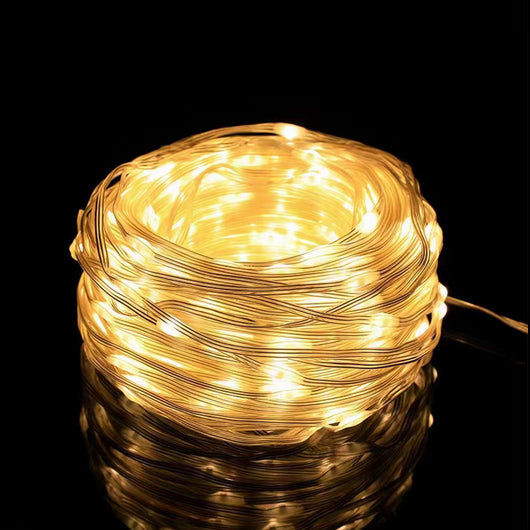 Guirnalda LED Navideña de Bajo Voltaje 24V con Energía Solar - Image 3