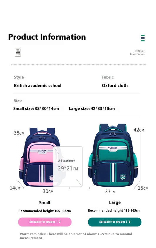 Mochila Escolar para Primaria Grados 1-6, Impermeable y de Gran Capacidad para Niños y Niñas - Image 7