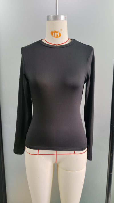 Remera Térmica Cuello Redondo Manga Larga para Mujer - Image 29