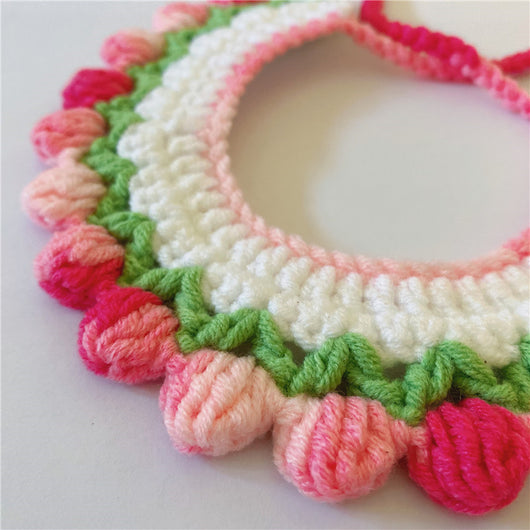 Collar Toalla Tejido de Lana con Degradado de Color para Mascotas - Image 2