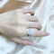 Anillo de Plata 925 con Moissanita Rectangular de 2 Quilates