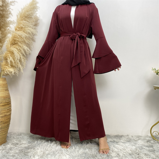 Cardigan Elegante con Bolsillos y Doble Manga para Mujer - Image 16