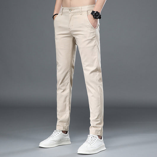 Pantalones de Vestir Elásticos Slim Fit con Cintura Ajustable - Image 5