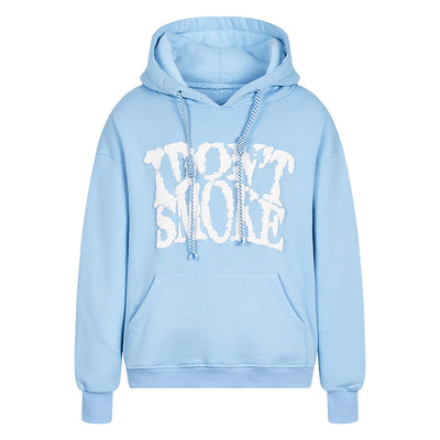 Sudadera de Pareja Cielo Azul y Nubes Blancas - Diseño 3D Dejar de Fumar - Image 15