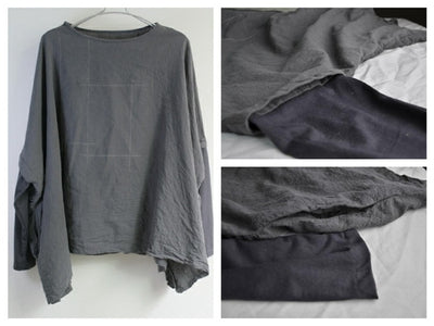 Blusa Pullover Manga Larga de Algodón Lavado a Mano - Diseño Artesanal - Image 16